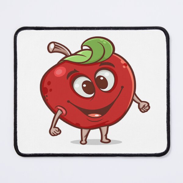Item preview, dibujos animados de sonrisa de manzana designed and sold by bgyg.