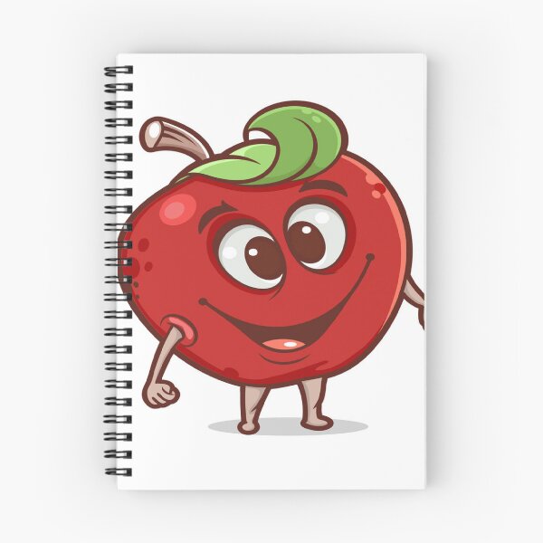 Item preview, dibujos animados de sonrisa de manzana designed and sold by bgyg.
