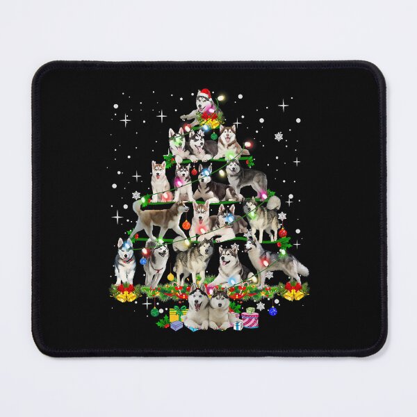 Item preview, Funny Siberian Husky Christmas Tree Xmas Dog Dad Mom designed and sold by PerkinsAarav.