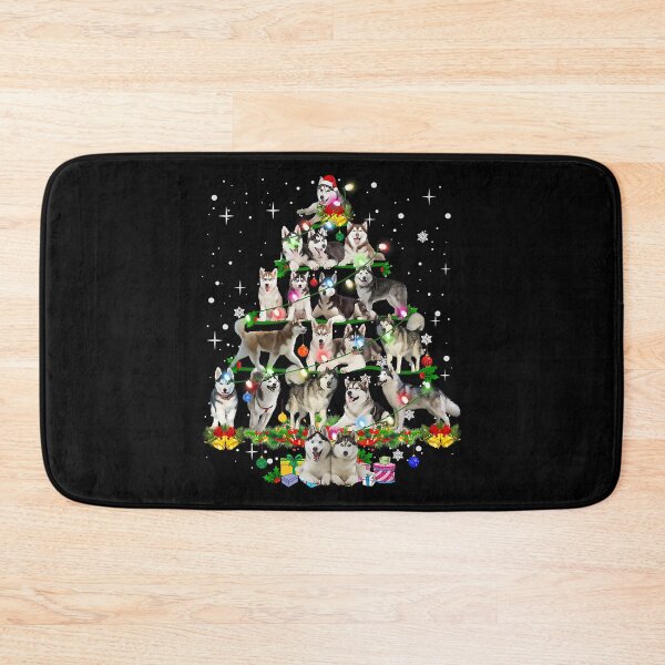 Item preview, Funny Siberian Husky Christmas Tree Xmas Dog Dad Mom designed and sold by PerkinsAarav.