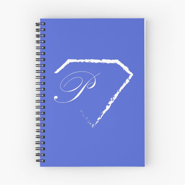Item preview, P letter monogram initial diamond white designed and sold by mixtape80.