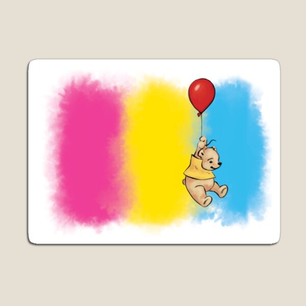 Pride Bear Pansexual Magnet