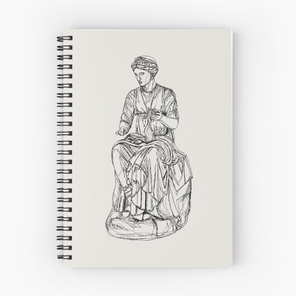 Aperçu de l'œuvre Clio, muse grecque de l'histoire créée et vendue par Geo Gia.