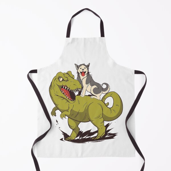 Item preview, Funny Siberian Husky Dog Riding Dinosaur designed and sold by PerkinsAarav.