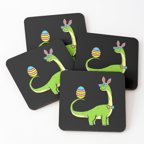 Item preview, Brontosaurus Bunny Ears Egg Easter Day Dinosaur Dino designed and sold by davetmccall.