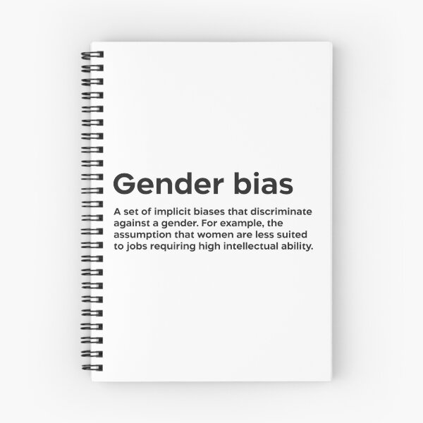 Item preview, Gender bias black designed and sold by EdimQuotes.