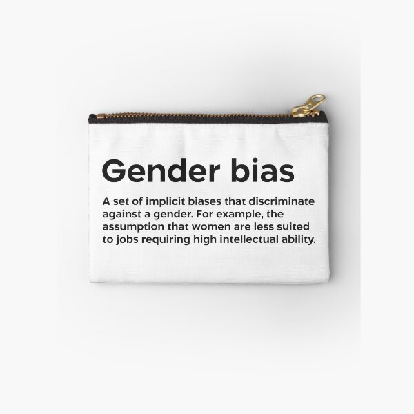 Item preview, Gender bias black designed and sold by EdimQuotes.