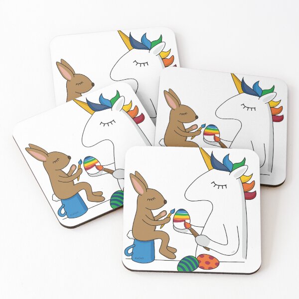 Item preview, Easter unicorn designed and sold by LaDaDi.