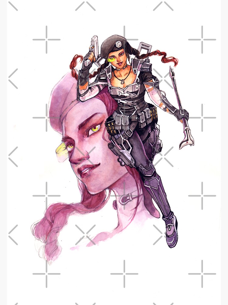 "Loba Arms dealer Apex Legends Liuyuart" Sticker by liuyuart Redbubble
