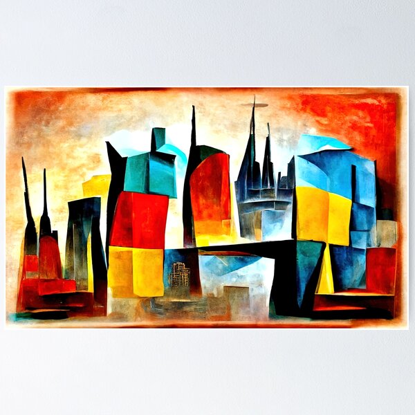Item preview, Abstract City designed and sold by AM FineArtPrints.
