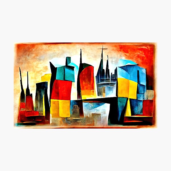 Item preview, Abstract City designed and sold by AM FineArtPrints.