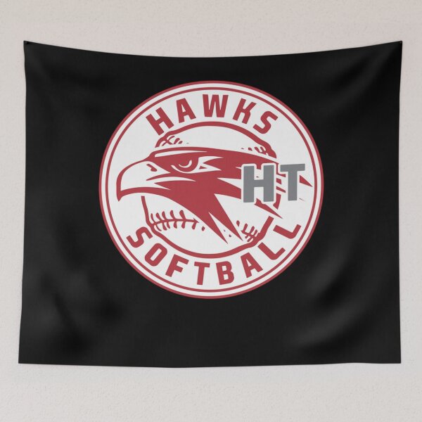 Item preview, Haddon Township Hawks Softball 2022 Baseball ¾ Sleeve designed and sold by LisaGerritsen.
