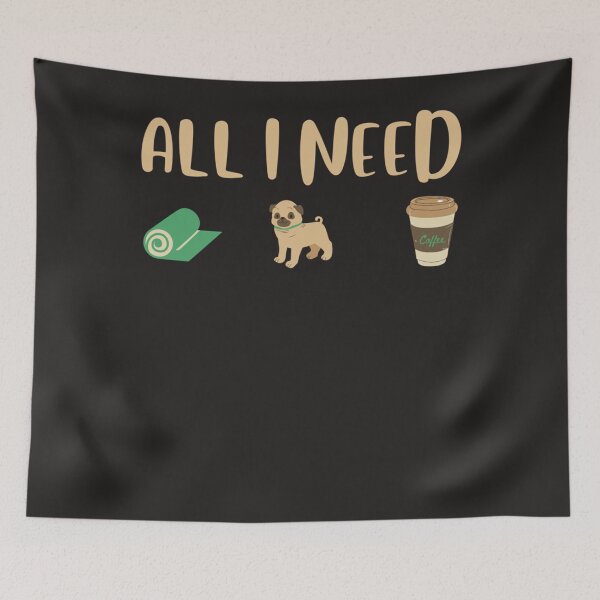 Item preview, All I need - dogs yoga and coffee Dog Coffee Yoga Gifts Classic designed and sold by KaylaAmato.
