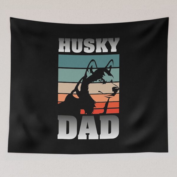 Item preview, Husky Dad Pet Owner Men Dog Animal Lover Siberian Husky designed and sold by PerkinsAarav.