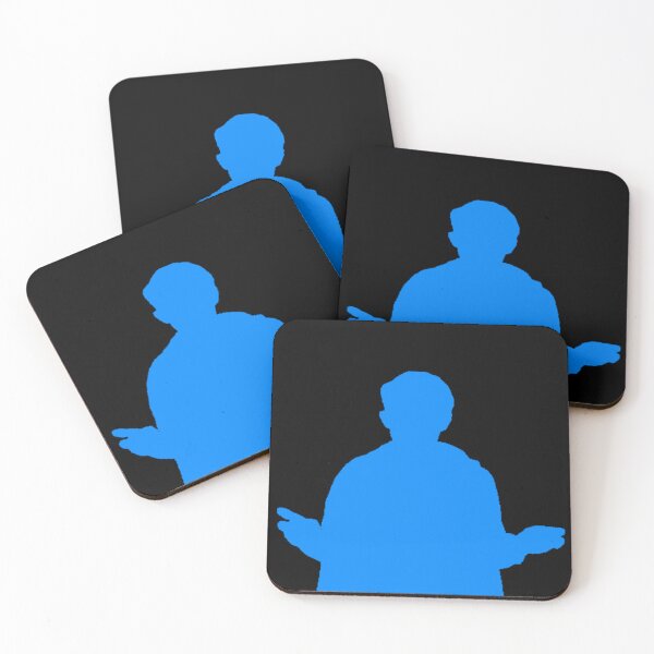 Item preview, Teachurb Black and Blue Shadows Arms Open Silhouette Gamer Brand Streamer Blue designed and sold by TeachUrb.