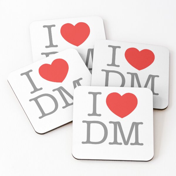 Item preview, I love DM designed and sold by Periodic Table of Synthpop.