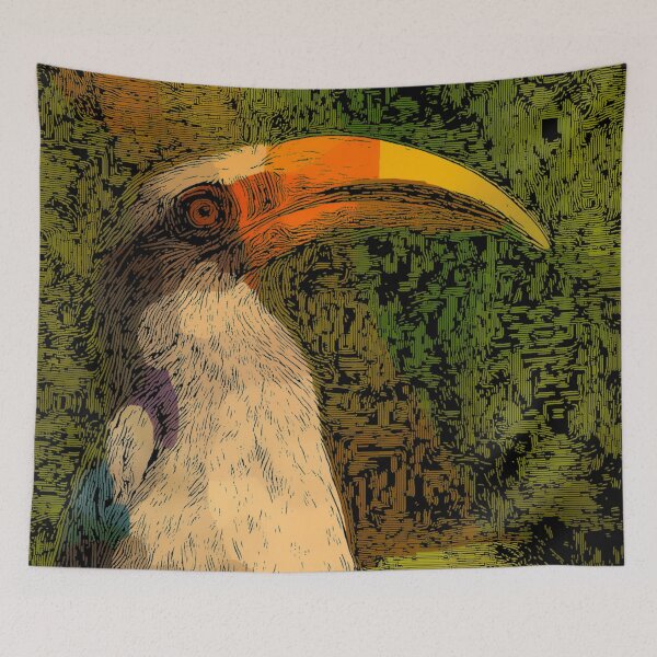 Item preview, Indian Hornbill designed and sold by OnigiriDoctor.