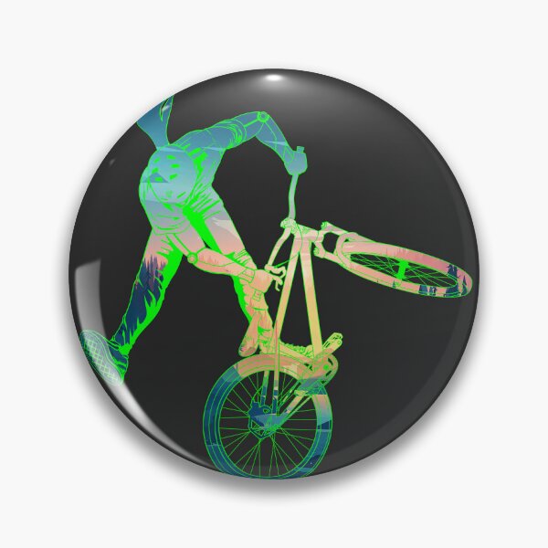 Item preview, Slopestyle biking in silhouette designed and sold by artOfCal013.