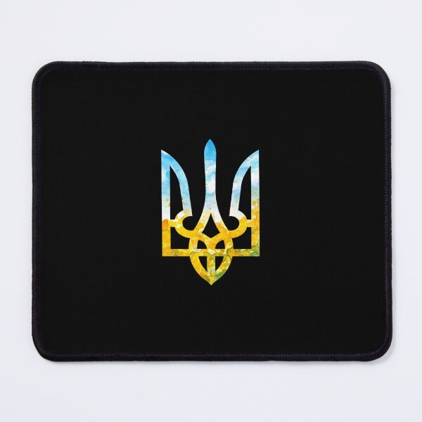 Item preview, Ukrainian Trident, Watercolor Art, Blue And Yellow, No War Ukraine designed and sold by InnaPo ⭐⭐⭐⭐⭐.