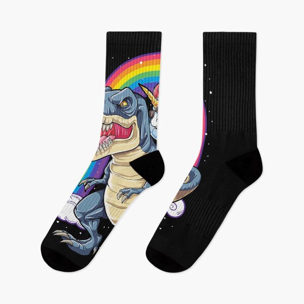 Item preview, Cat Unicorn Riding Dinosaur T rex Kitten Lover Space Galaxy designed and sold by davetmccall.
