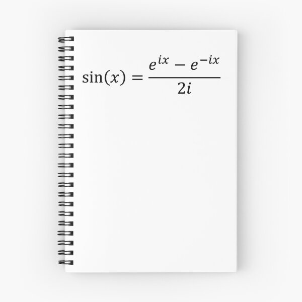 Item preview, definition of sine, using complex numbers designed and sold by NoetherSym.
