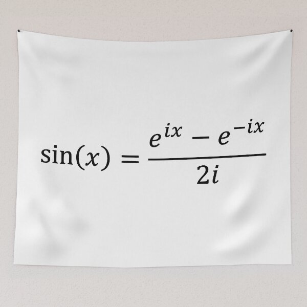 Item preview, definition of sine, using complex numbers designed and sold by NoetherSym.