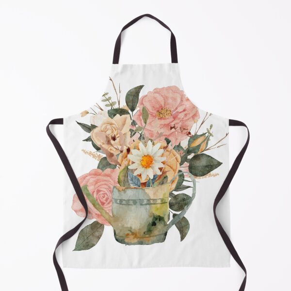 Item preview, Old Watering Can with Flowers designed and sold by tomorrowsart.