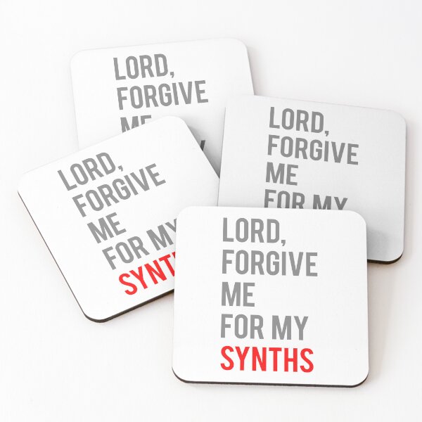 Item preview, Forgive me for my synths. designed and sold by Periodic Table of Synthpop.