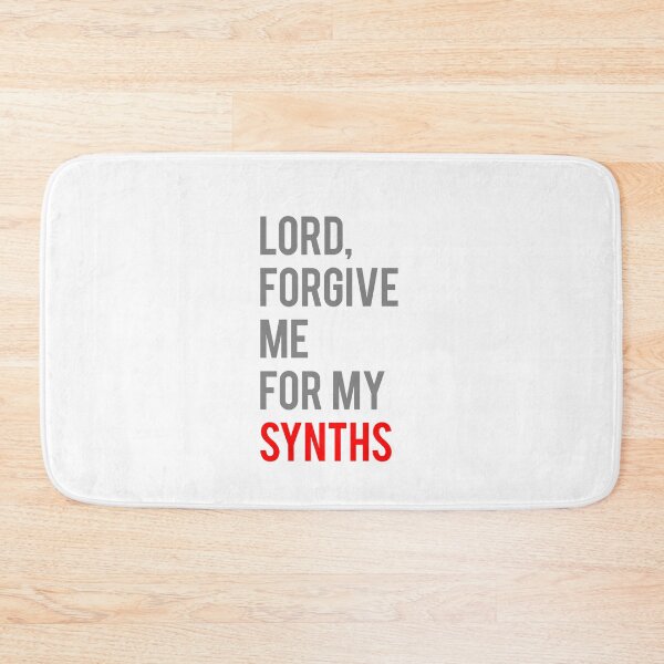 Item preview, Forgive me for my synths. designed and sold by Periodic Table of Synthpop.