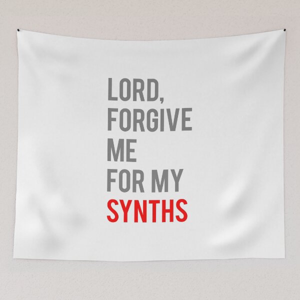 Item preview, Forgive me for my synths. designed and sold by Periodic Table of Synthpop.