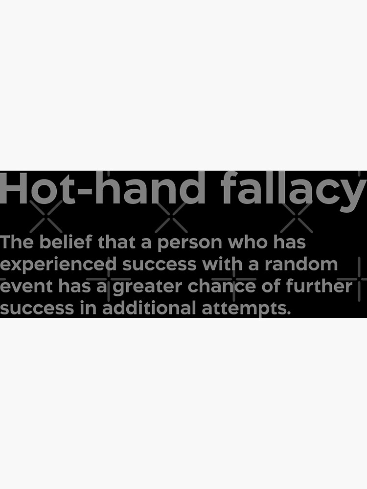 "Hothand fallacy grey" Poster for Sale by EdimQuotes Redbubble