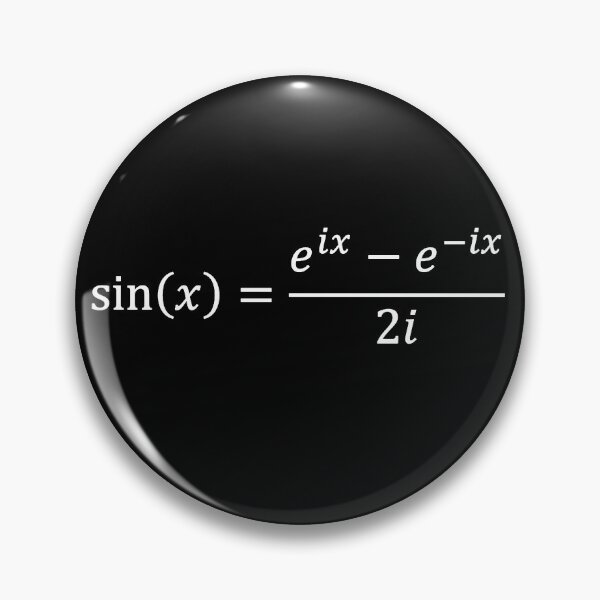 Item preview, definition of sine, using complex numbers dark version designed and sold by NoetherSym.