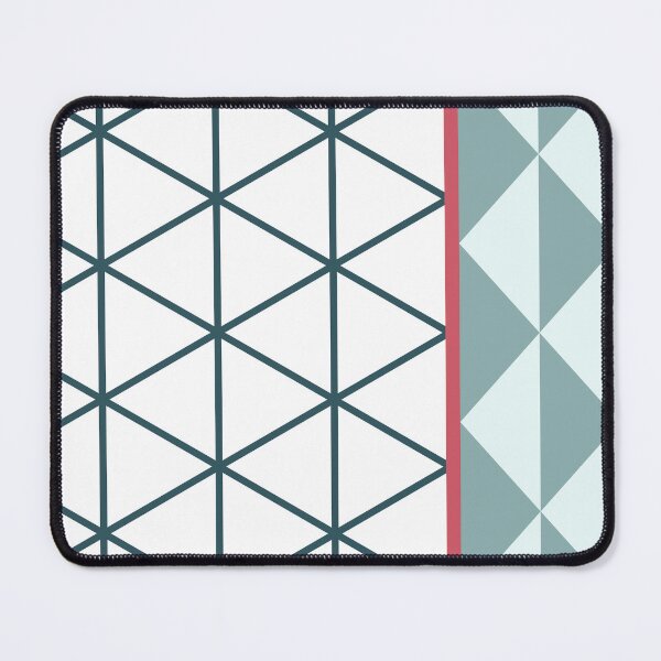 Item preview, Abstract Triangle LightBlue Cadet Blue Hot Pink designed and sold by BeatrisVeres.