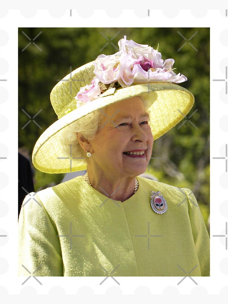 Queen's Platinum Jubilee, 1952-2022, Queen Elizabeth II Plain Stamp by milldogstation