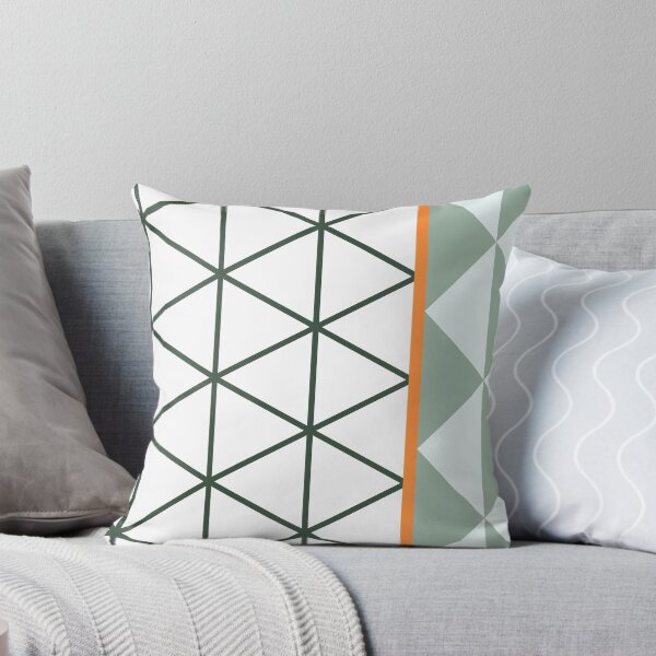 Item preview, Abstract Triangle Green Orange designed and sold by BeatrisVeres.
