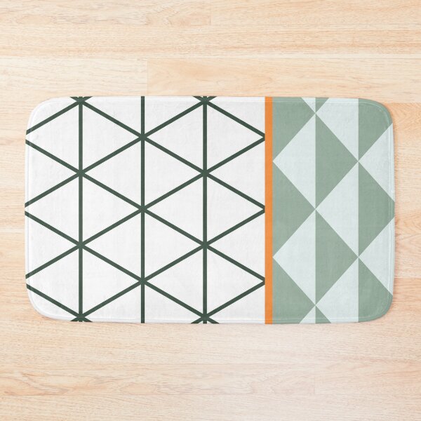 Item preview, Abstract Triangle Green Orange designed and sold by BeatrisVeres.