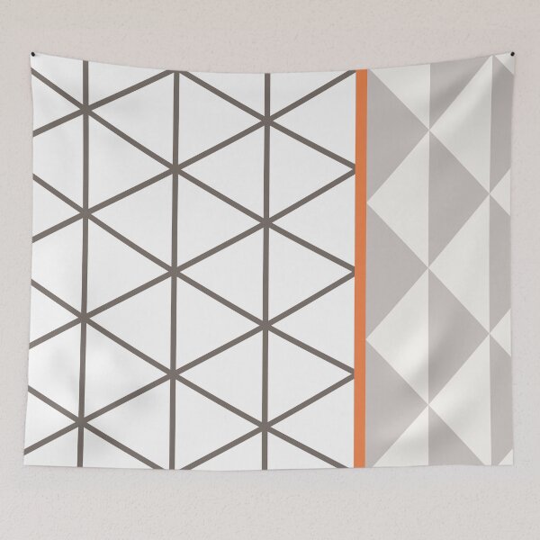 Item preview, Abstract Triangle Beige Orange designed and sold by BeatrisVeres.