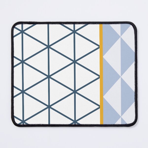 Item preview, Abstract Triangle Blue Yellow designed and sold by BeatrisVeres.