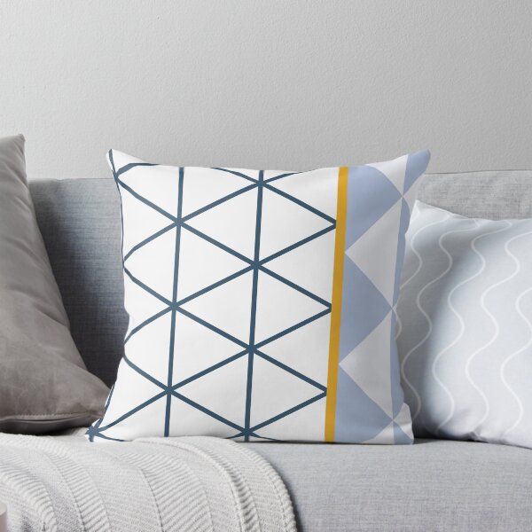 Item preview, Abstract Triangle Blue Yellow designed and sold by BeatrisVeres.
