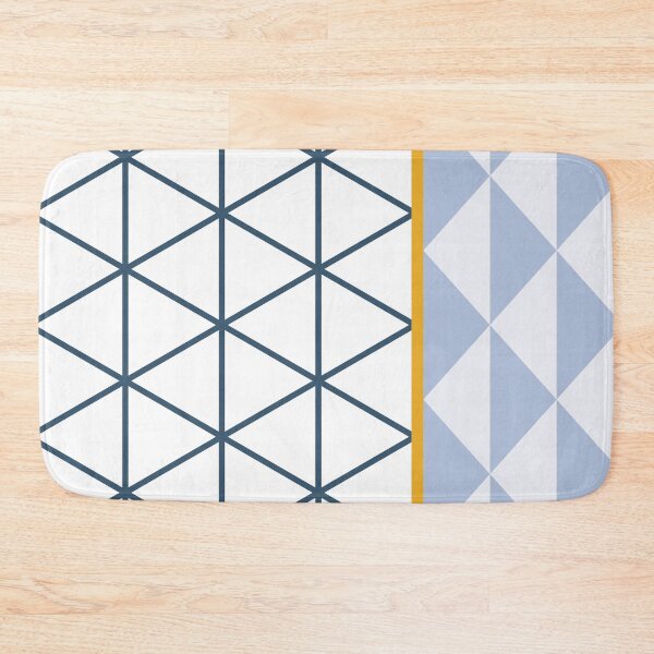 Item preview, Abstract Triangle Blue Yellow designed and sold by BeatrisVeres.
