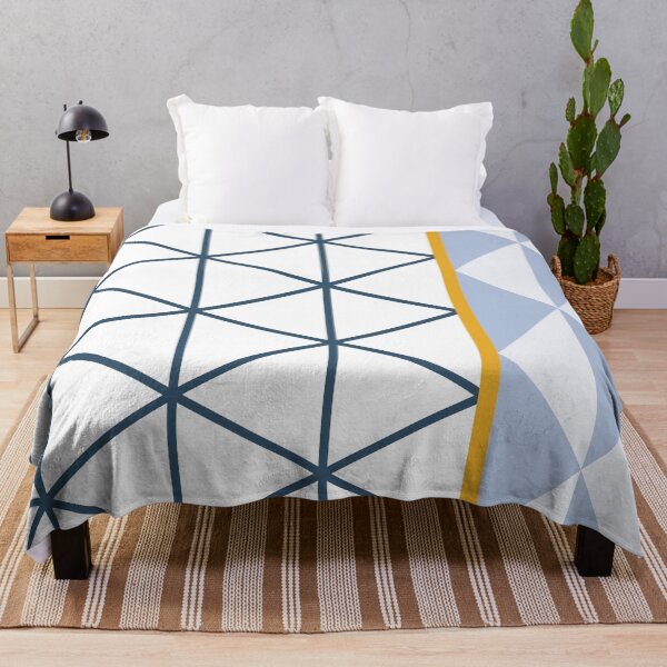 Item preview, Abstract Triangle Blue Yellow designed and sold by BeatrisVeres.