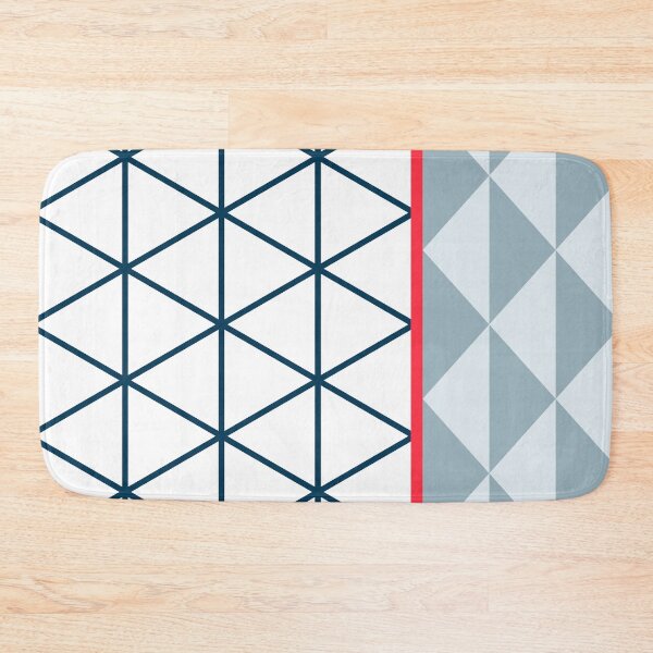Item preview, Abstract Triangle Blue Red designed and sold by BeatrisVeres.