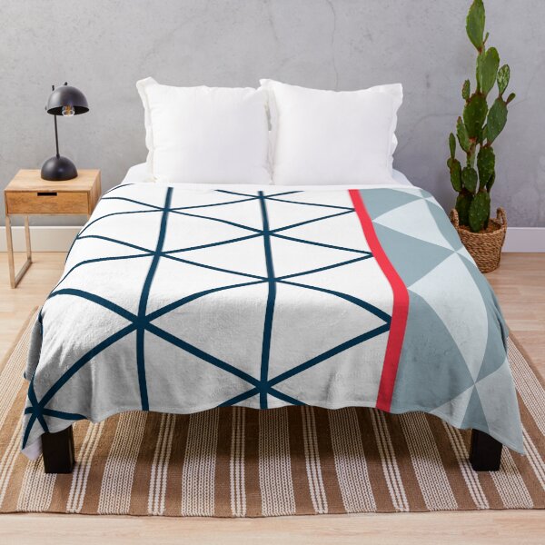 Item preview, Abstract Triangle Blue Red designed and sold by BeatrisVeres.
