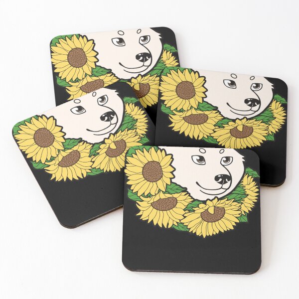 Item preview, White Hokkaido Face and Himawari Sunflowers - Peace for Ukraine Classic designed and sold by LisaGerritsen.