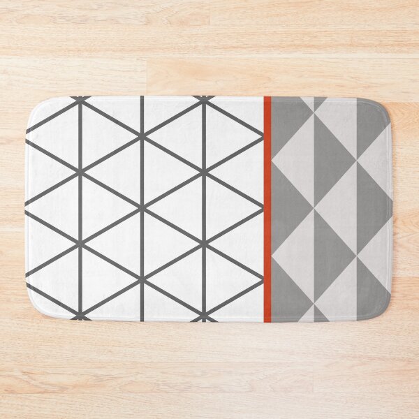 Item preview, Abstract Triangle Gray Red Black designed and sold by BeatrisVeres.