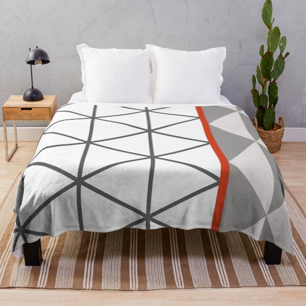 Item preview, Abstract Triangle Gray Red Black designed and sold by BeatrisVeres.