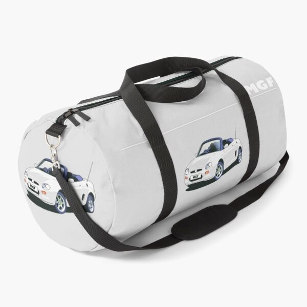 Item preview, MGF white travel bag designed and sold by Webazoot Industries - Car Art.