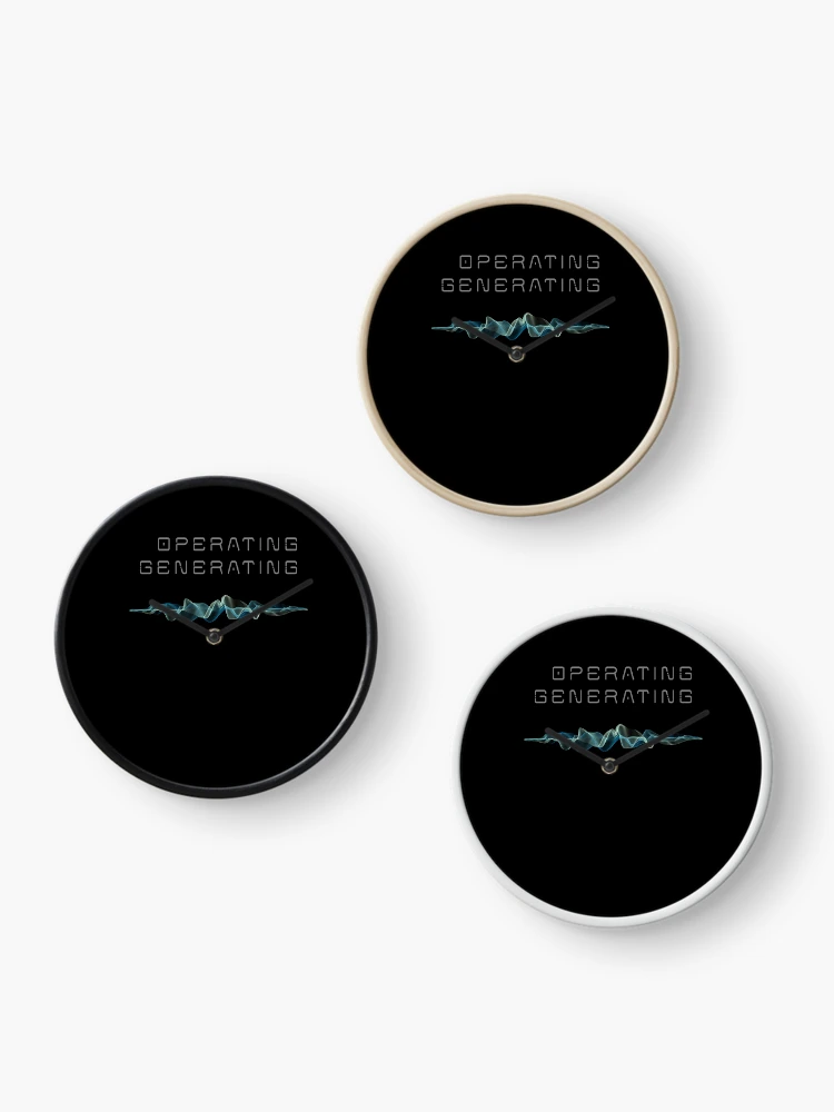 Thumbnail 3 of 4, Clock, Operating Generating designed and sold by Periodic Table of Synthpop.