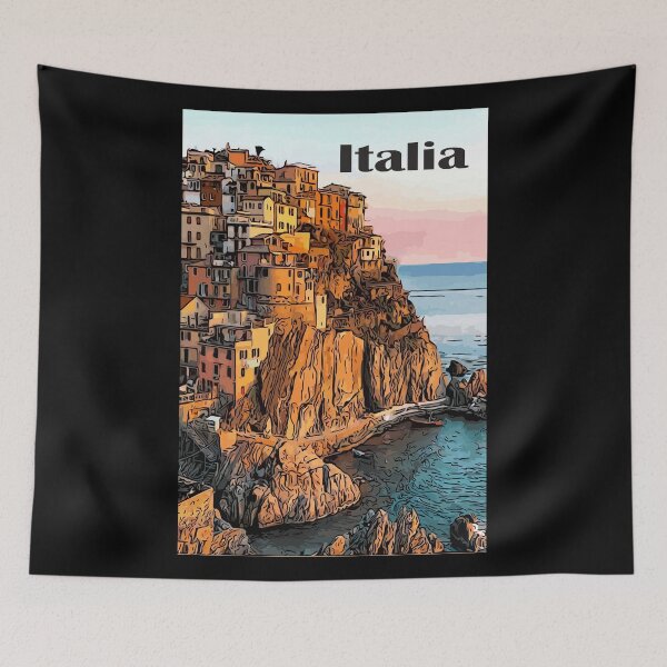 Item preview, Cinque Terre, Italy - Land of the dolce vita designed and sold by oko-designs.