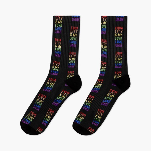 Item preview, Equality Is My Love Language LGBT. LGBTQ Pride designed and sold by Subtle Pride Shop.
